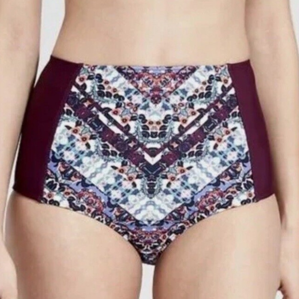 Athleta Marrakesh High Waist Bottoms bikini swimsuit - size XXS - style # 777012